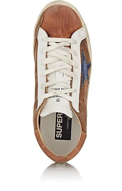 商品Golden Goose|Women's Superstar Suede & Leather Sneakers,价格¥3681,第4张图片详细描述