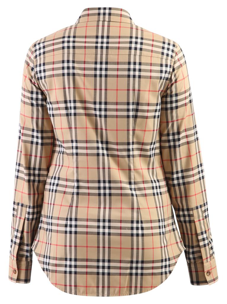 BURBERRY CHECK MOTIF COTTON SHIRT商品第2张图片规格展示