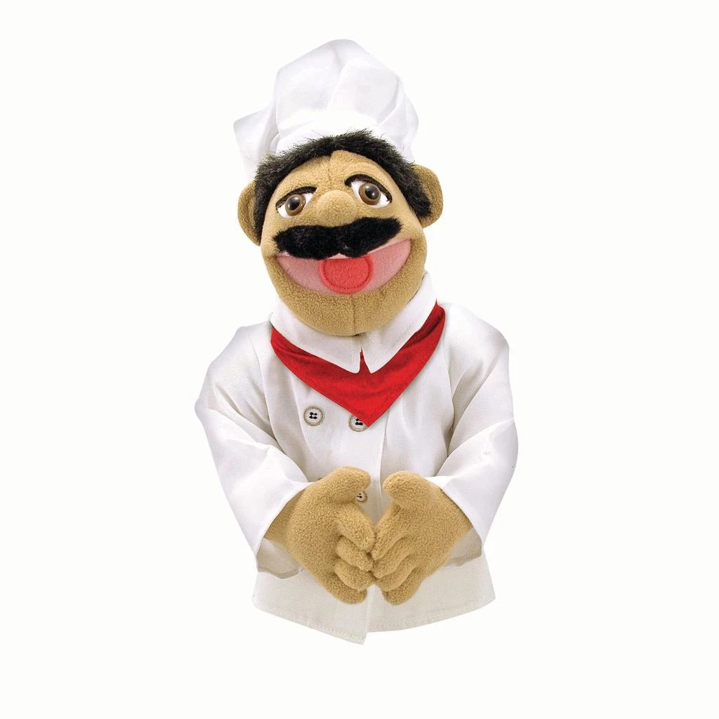 商品Melissa & Doug|Melissa & Doug Chef Puppet With Detachable Wooden Rod for Animated Gestures,价格¥172,第1张图片