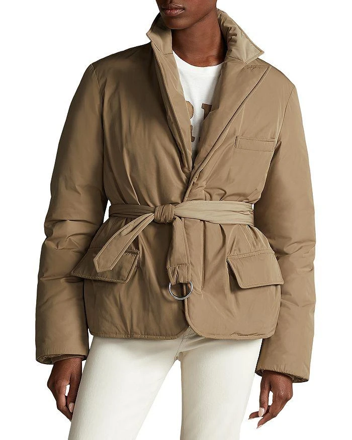 商品Ralph Lauren|Belted Taffeta Down Jacket,价格¥1348,第1张图片