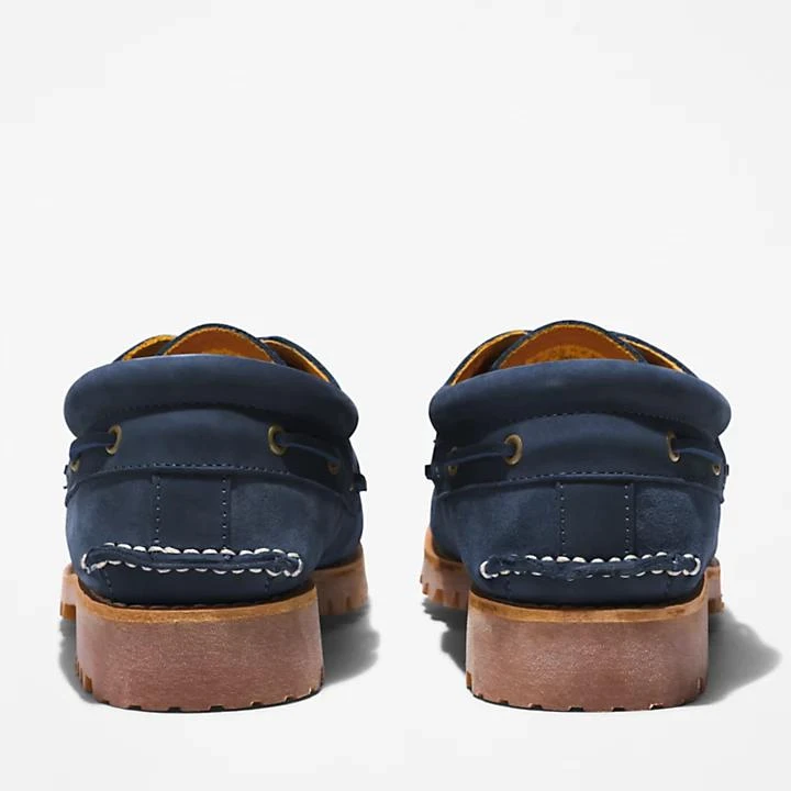 商品Timberland|Timberland® 3-Eye Lug Handsewn Boat Shoe for Men in Navy,价格¥1393,第5张图片详细描述