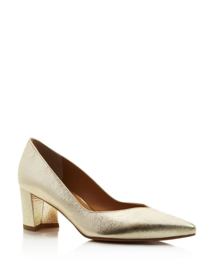 商品Stuart Weitzman|Women's Everyday Metallic Pointed Toe Pumps,价格¥1182,第1张图片