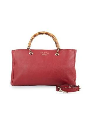 商品[二手商品] Gucci|Bamboo & Leather Top Handle Bag,价格¥7506,第1张图片