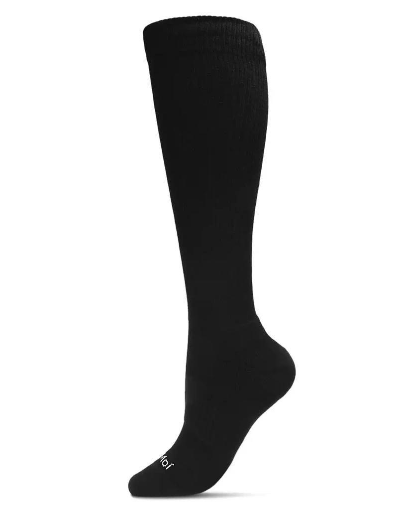 商品Memoi|Unisex Classic Athletic Cushion Sole Knee High Cotton Blend 15-20mmHg Graduated Compression Socks,价格¥135,第1张图片