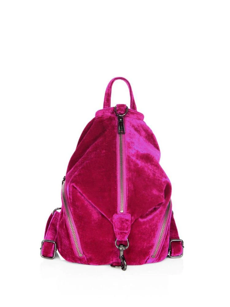 商品Rebecca Minkoff|Julian Medium Velvet Backpack,价格¥1286,第1张图片