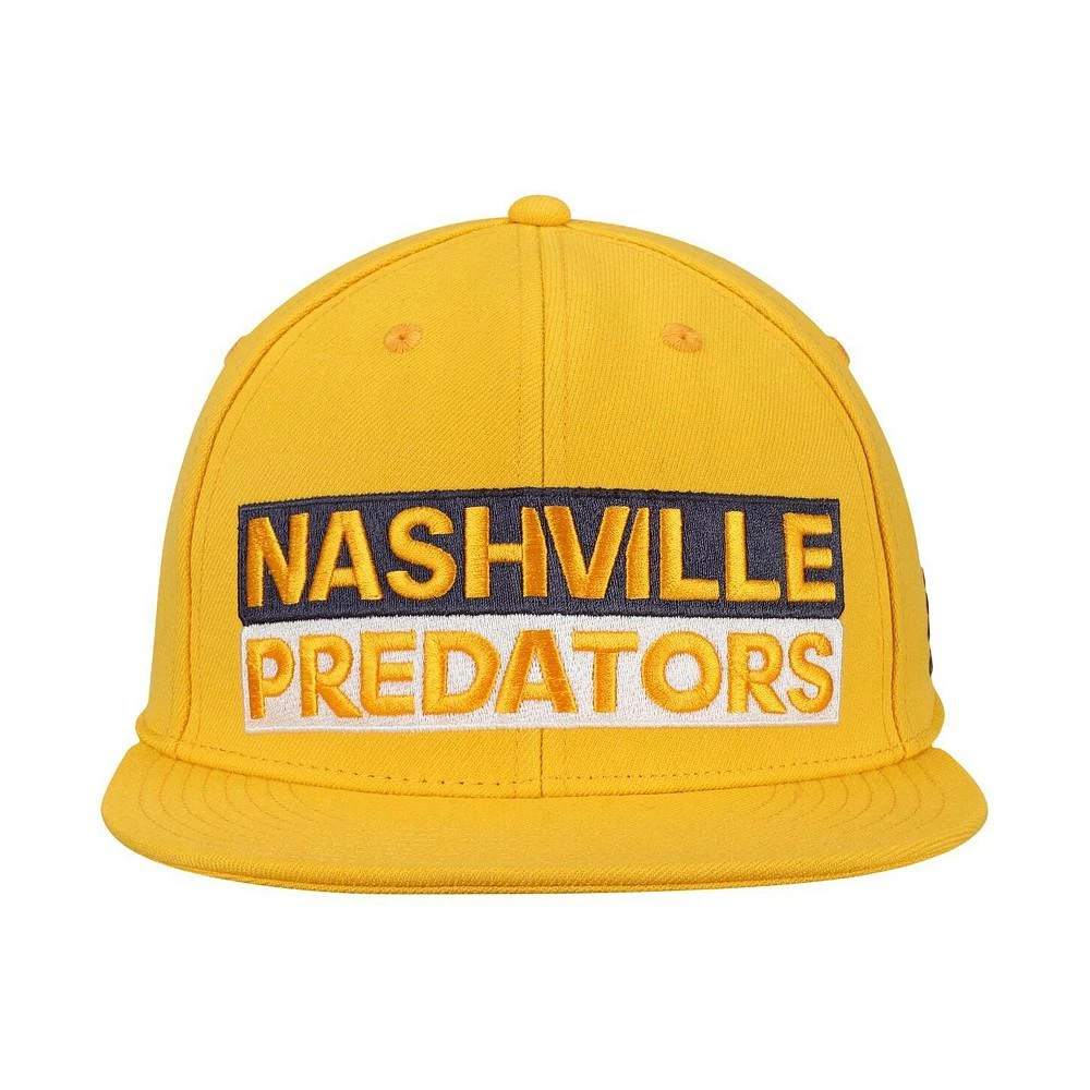 商品Adidas|Men's Gold-Tone Nashville Predators Culture Box Flex Hat,价格¥186,第2张图片详细描述