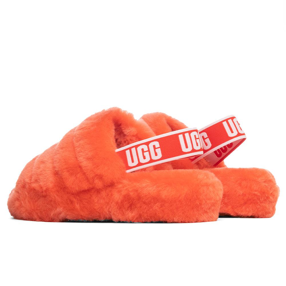 UGG Women's Fluff Yeah Slide - Red Currant商品第3张图片规格展示