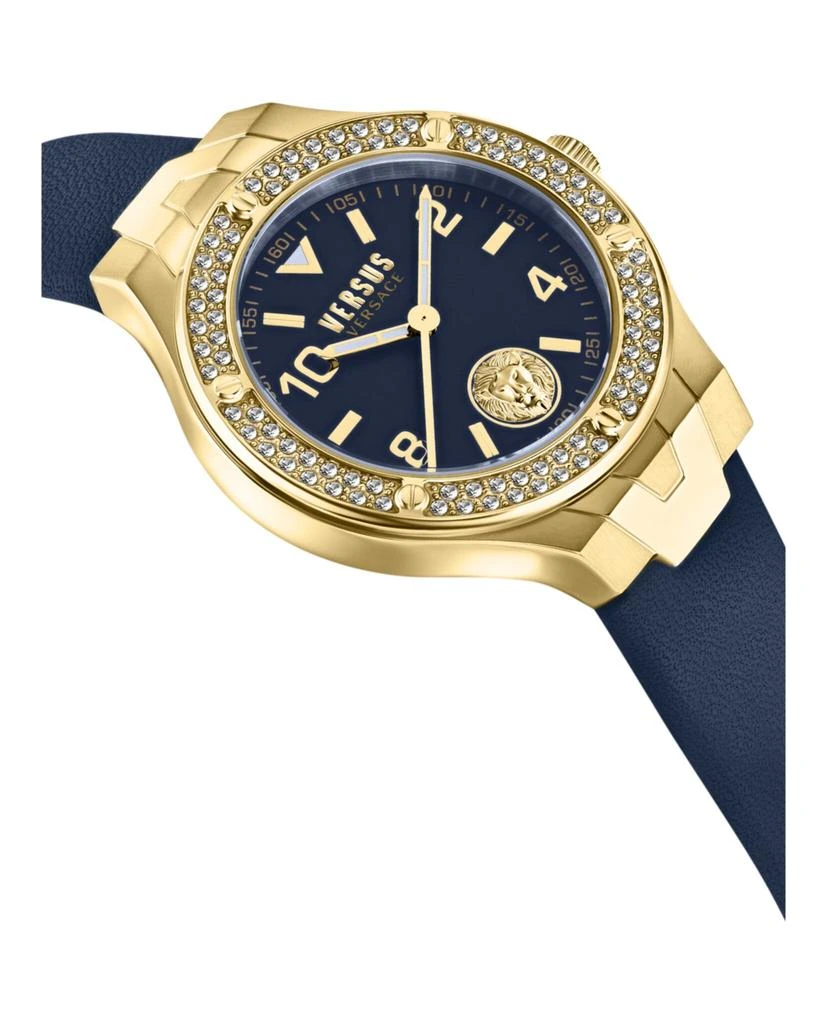 商品Versus Versace|Vittoria Crystal Leather Watch,价格¥1923,第3张图片详细描述