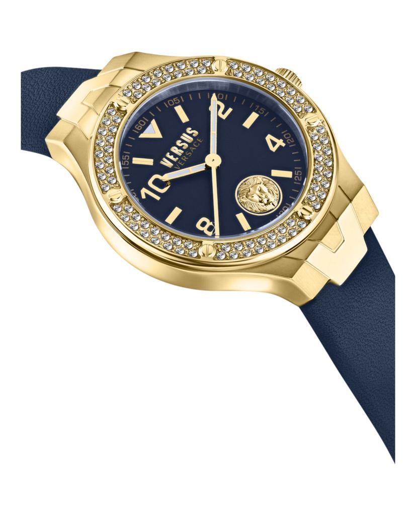 商品Versus Versace|Vittoria Crystal Leather Watch,价格¥1665,第5张图片详细描述