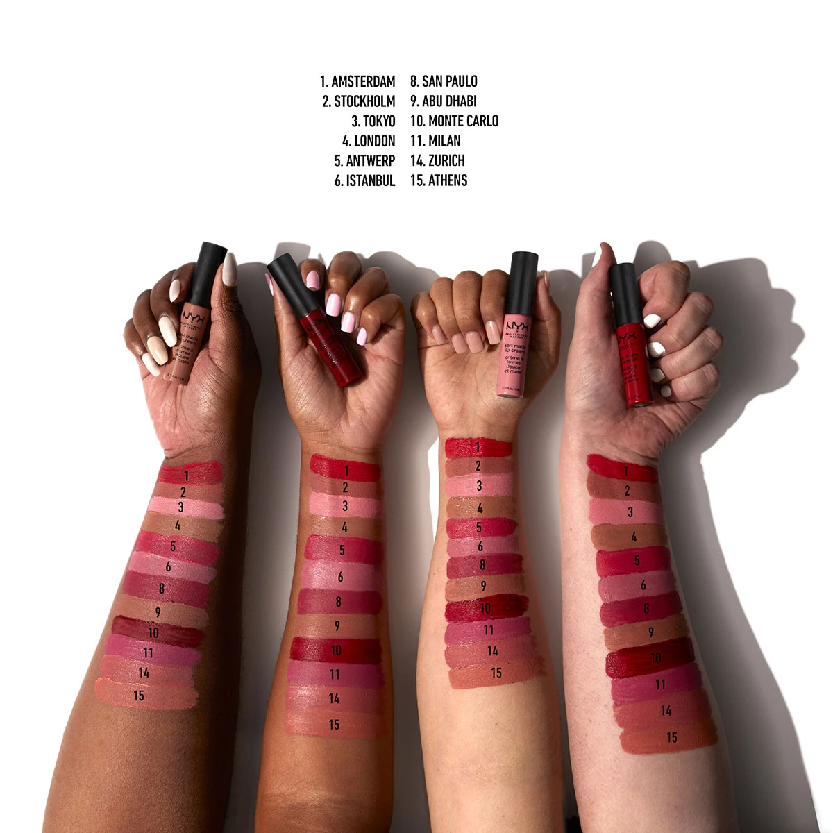 NYX Professional Makeup 魅彩哑光液体唇膏 8ml 08 San Paulo 商品