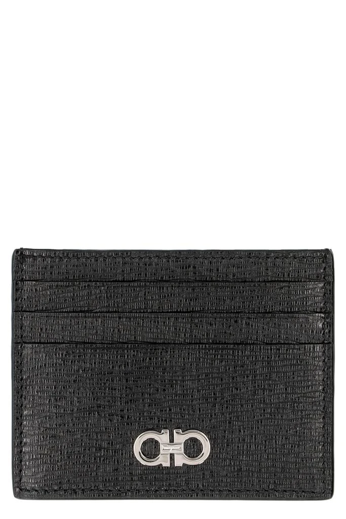 商品Salvatore Ferragamo|GANCINI LEATHER CARD HOLDER,价格¥1593,第1张图片