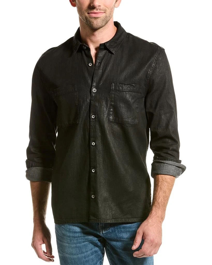 商品John Varvatos|John Varvatos Cole Regular Fit Denim Shirt,价格¥789,第2张图片详细描述