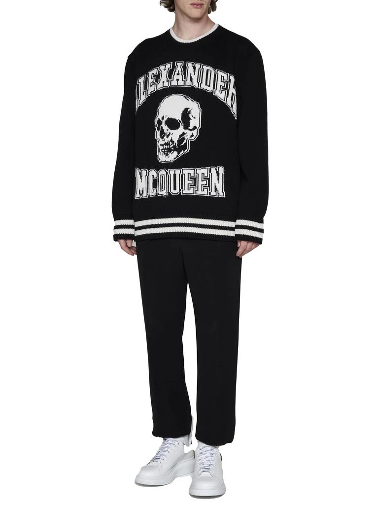 商品Alexander McQueen|Black Pullover With Skull Logo Inlay,价格¥4233,第2张图片详细描述