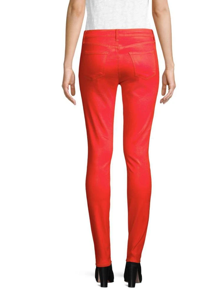商品J Brand|Mid-Rise Super Skinny Coated Pants,价格¥1185,第2张图片详细描述