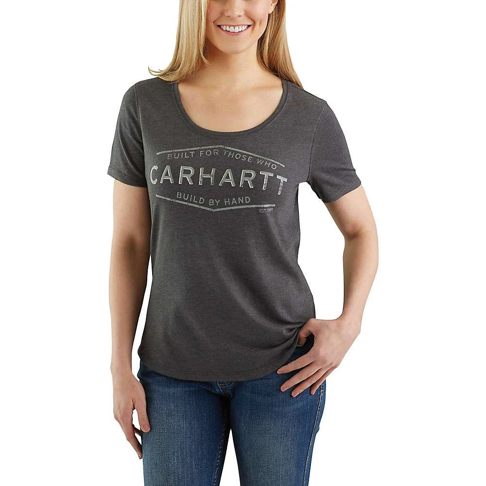 商品Carhartt|Carhartt Women's Lockhart Graphic Built by Hand SS Scoop-Neck T-Shirt,价格¥99,第2张图片详细描述