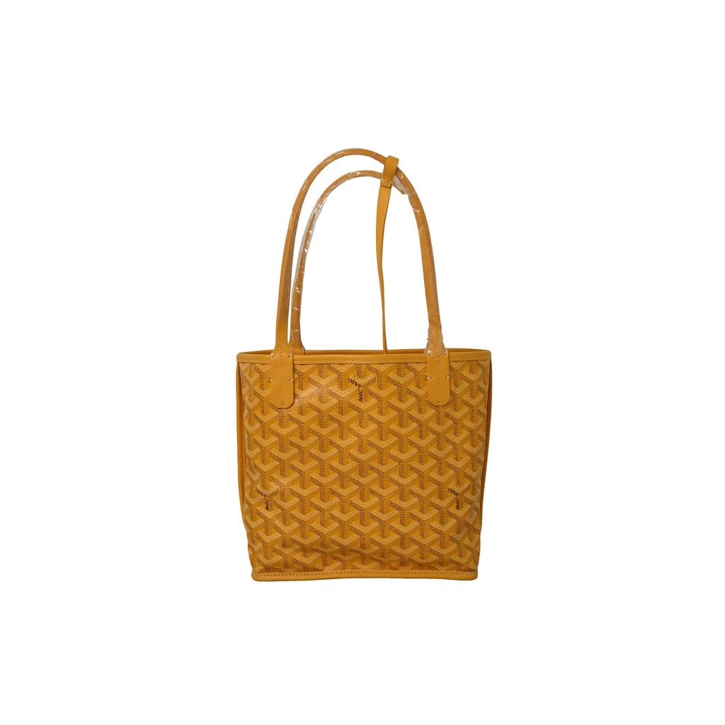 商品Goyard|Goyard Anjou Reversible Mini Canvas Tote Yellow,价格¥23093,第3张图片详细描述