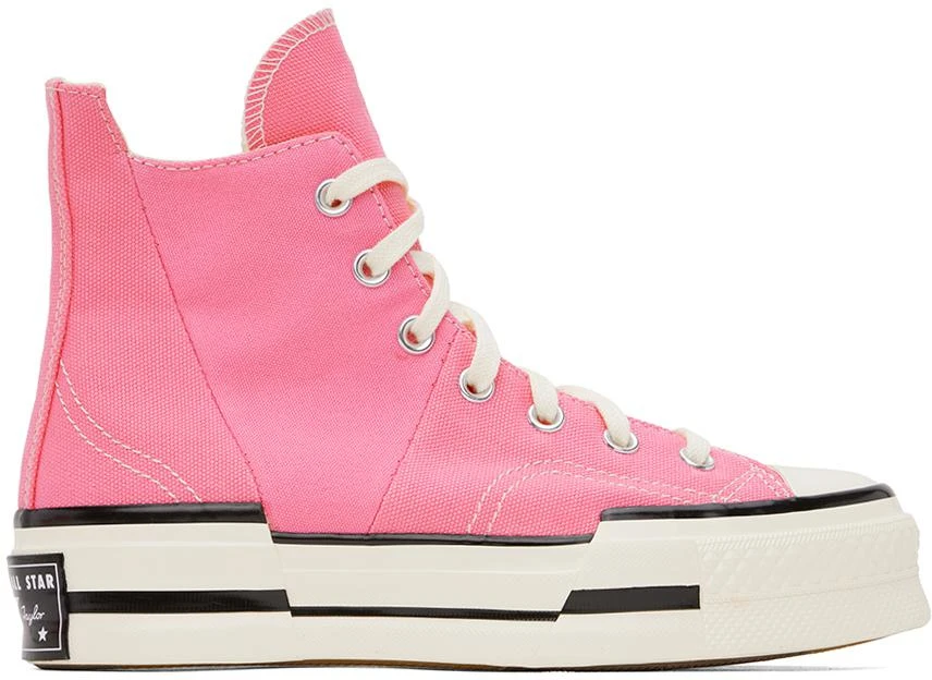 商品Converse|粉色 Chuck 70 Plus 高帮运动鞋,价格¥980,第1张图片