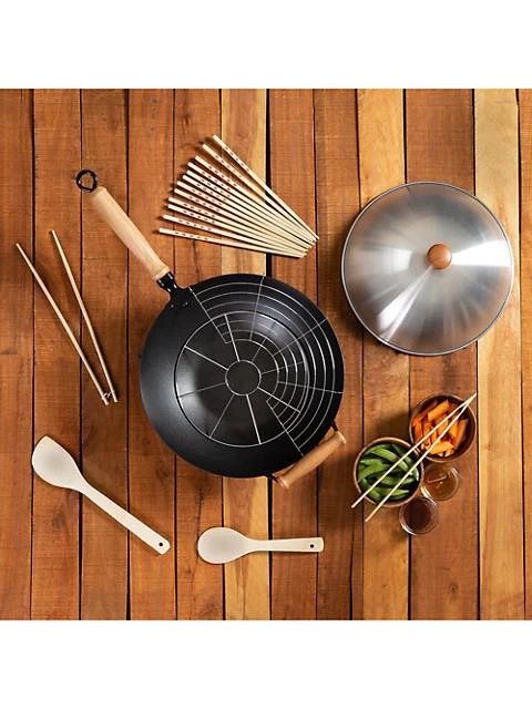 商品Honey Can Do|Joyce Chen Professional Series Wok Set,价格¥724,第2张图片详细描述