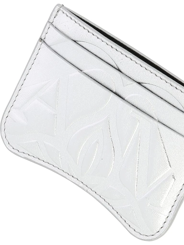 商品Alexander McQueen|The Seal Wallets & Card Holders Silver,价格¥998,第4张图片详细描述