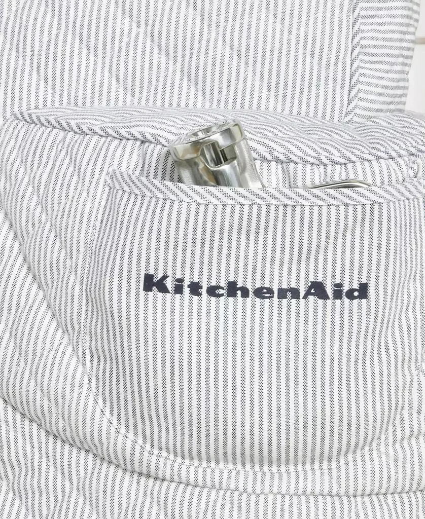 商品KitchenAid|Fitted Tilt-Head Ticking Stripe Stand Mixer Cover with Storage Pocket Quilted, 14.37" x 18" x 10",价格¥363,第2张图片详细描述