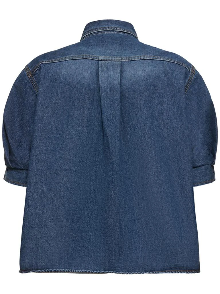 商品Sacai|Puffy Sleeve Denim Shirt,价格¥3874,第4张图片详细描述