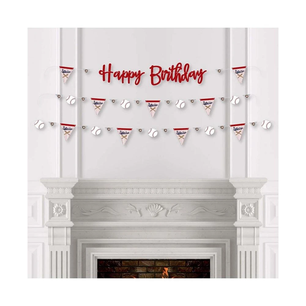商品Big Dot of Happiness|Batter Up - Baseball - Birthday Party Letter Banner Decoration - Happy Birthday,价格¥157,第2张图片详细描述