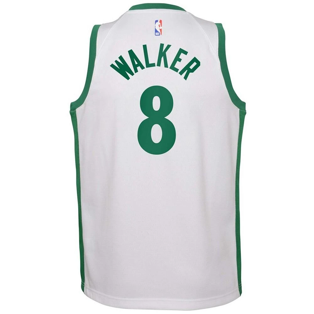 商品NIKE|Big Boys Kemba Walker White Boston Celtics 2020/21 Swingman Jersey - City Edition,价格¥559,第3张图片详细描述