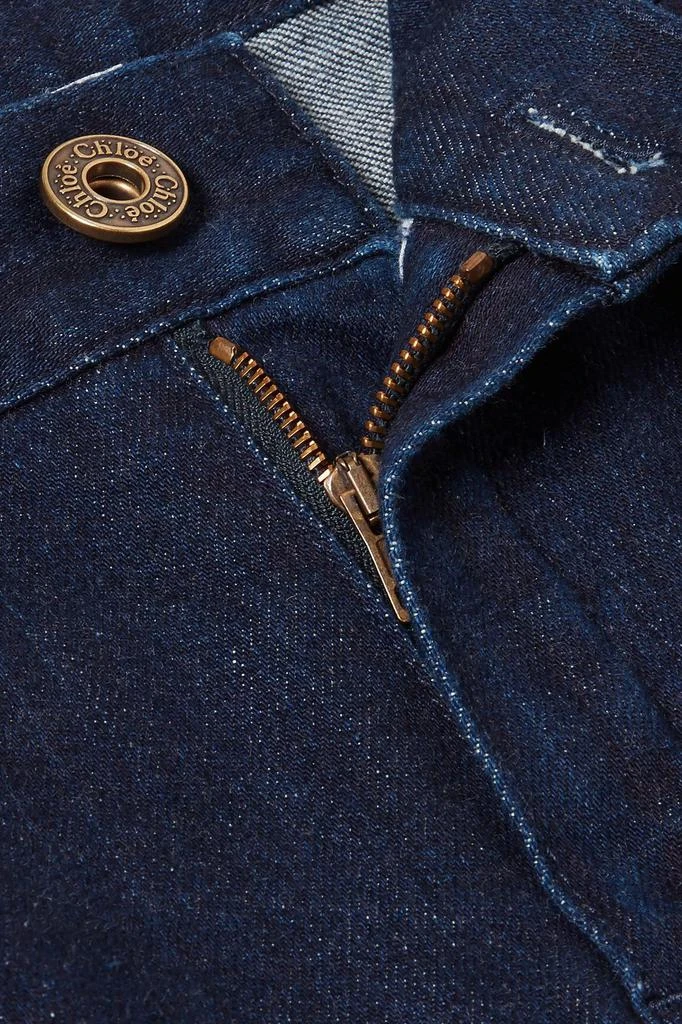 商品Chloé|Button-detailed mid-rise flared jeans,价格¥1547,第4张图片详细描述