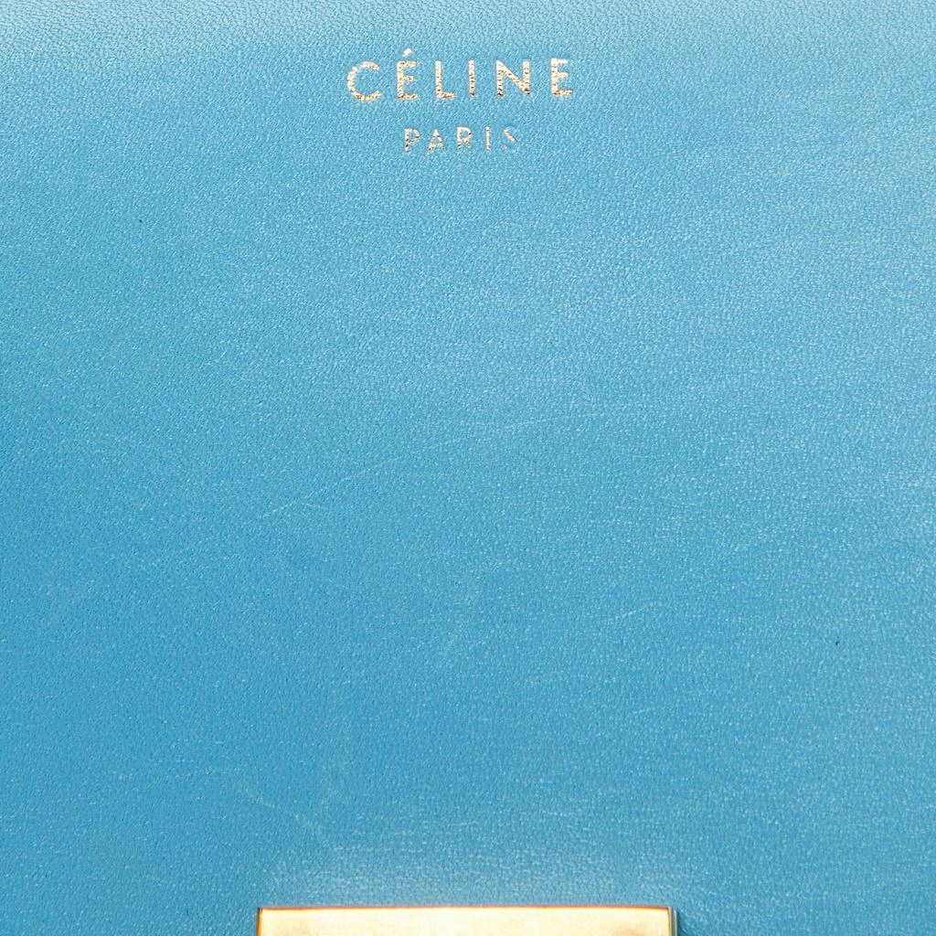 Celine Blue Leather Large Classic Box Shoulder Bag 商品