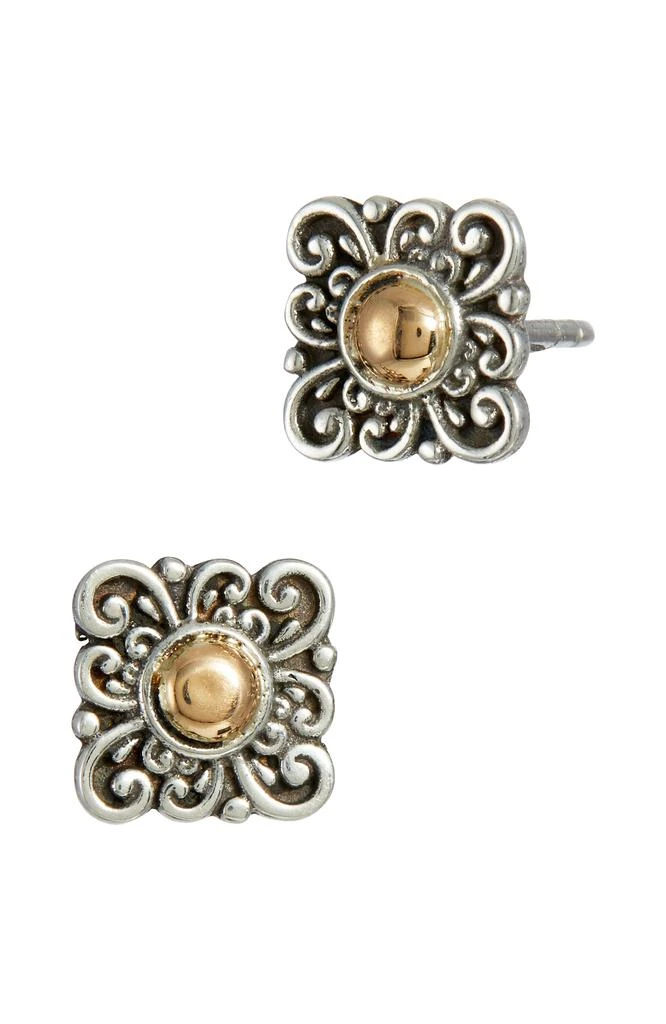 商品Savvy Cie Jewels|18K Rose Gold & Sterling Silver Bali Stud Earrings,价格¥230,第1张图片