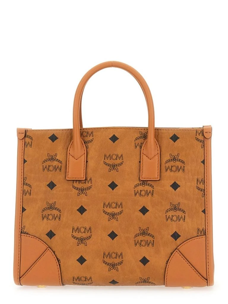 商品MCM|MCM All-Over Logo Printed Small Tote Bag,价格¥5232,第1张图片