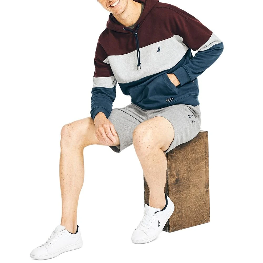 商品Nautica|Men's Sustainably Crafted Super Soft Colorblock Hoodie,价格¥261,第4张图片详细描述