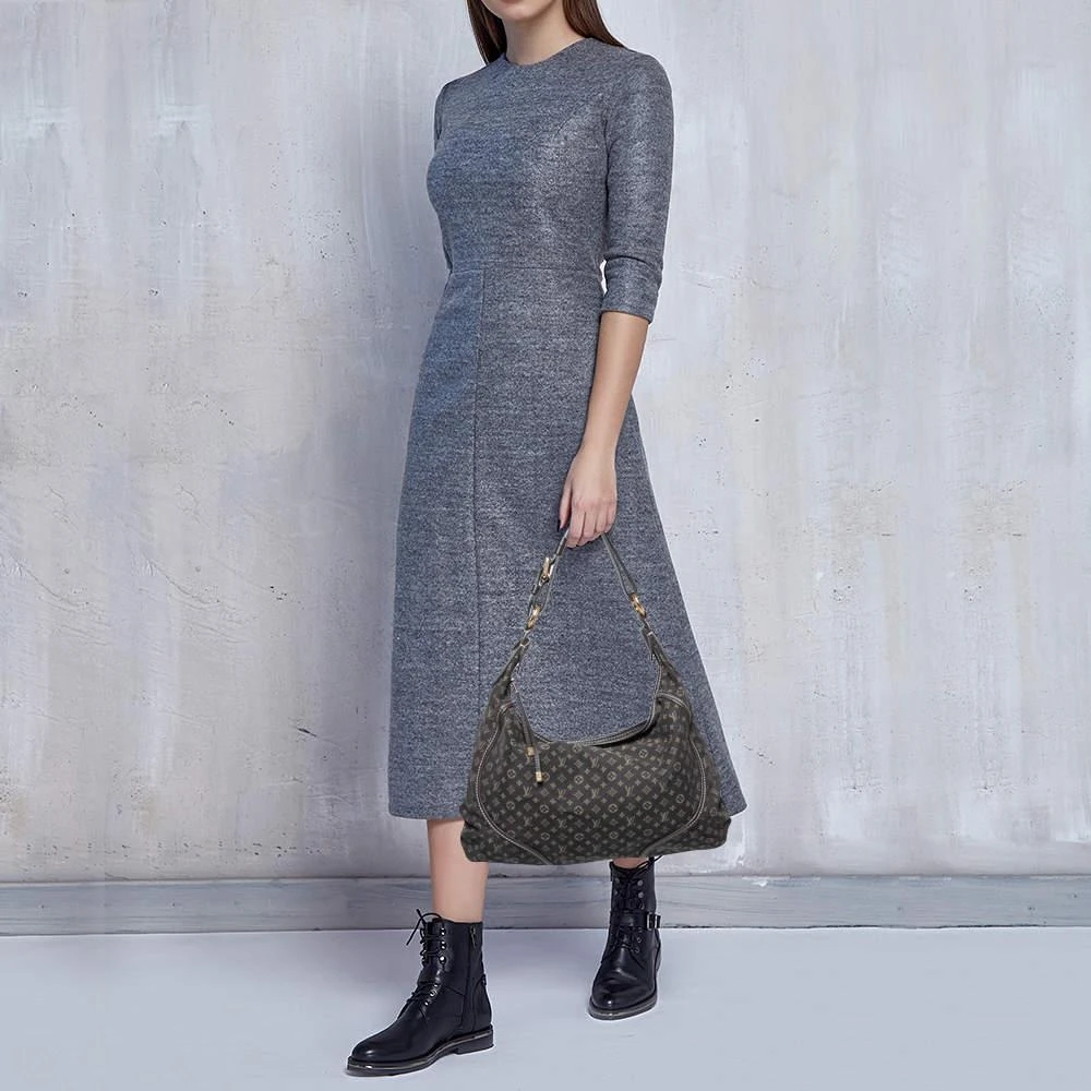 商品[二手商品] Louis Vuitton|Louis Vuitton Ebene Mini Lin Monogram Canvas Manon MM Bag,价格¥3951,第2张图片详细描述