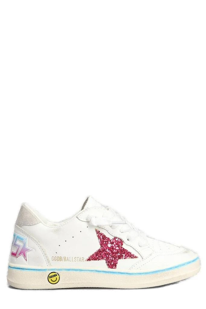 商品Golden Goose|Golden Goose Kids Ball Star New Glitter Embellished Sneakers,价格¥1558,第1张图片