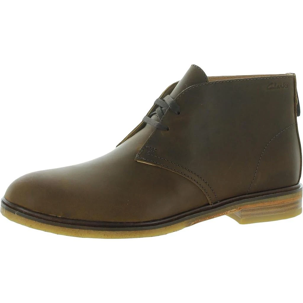 商品Clarks|Clarks Clarkdale DBT Men's Leather Cushioned Chukka Boots,价格¥387,第2张图片详细描述