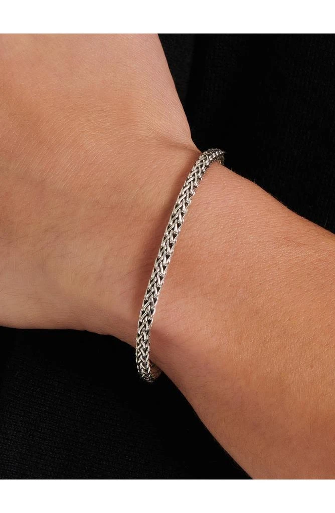 商品DEVATA|Sterling Silver 4mm Dragon Bone Chain Bracelet,价格¥675,第3张图片详细描述