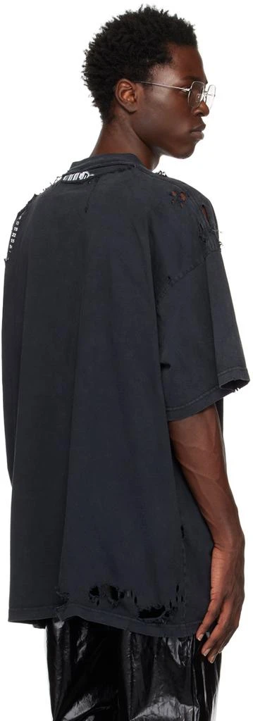商品Balenciaga|Black 3B Repaired T-Shirt,价格¥7954,第3张图片详细描述