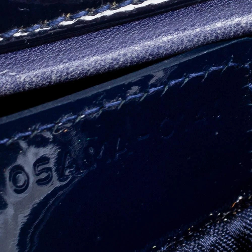 Dior Navy Blue Cannage Patent Leather Large Lady Dior Tote 商品