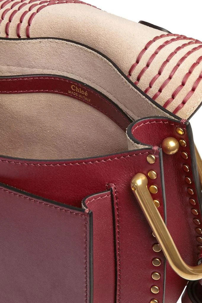 商品Chloé|Hudson small tasseled studded leather 单肩包,价格¥9591,第5张图片详细描述