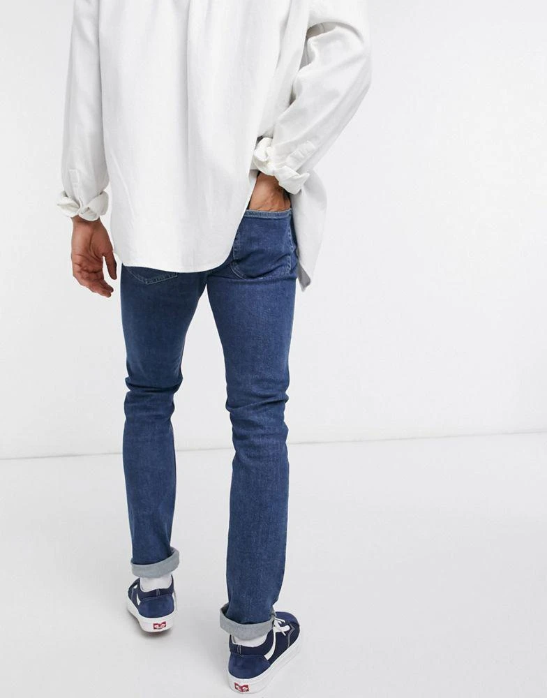 商品Weekday|Weekday Friday jeans in sway blue,价格¥217,第2张图片详细描述