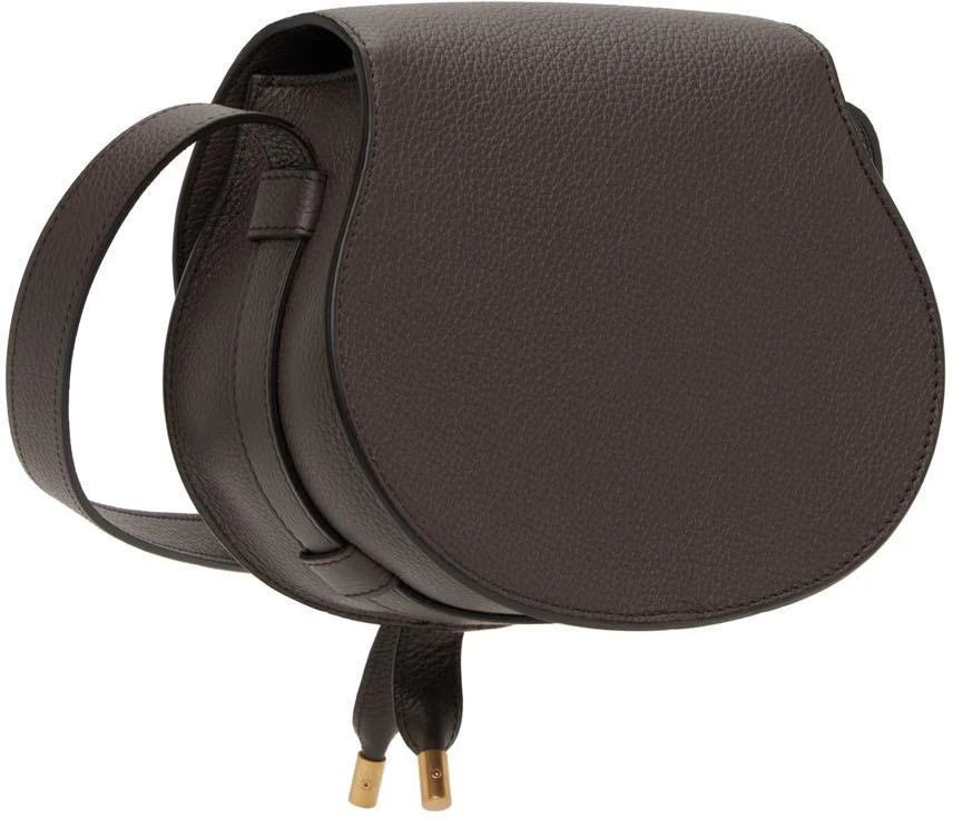 商品Chloé|Brown Small Marcie Saddle Bag,价格¥4753,第3张图片详细描述