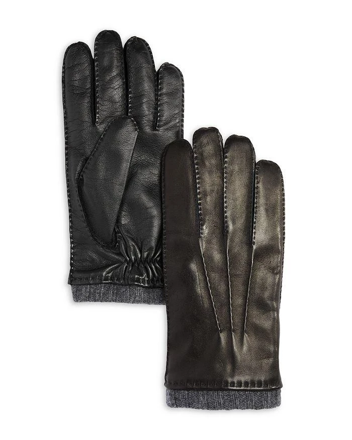 商品The Men's Store at Bloomingdale's|Leather Cashmere Lined Gloves - Exclusive,价格¥673,第1张图片