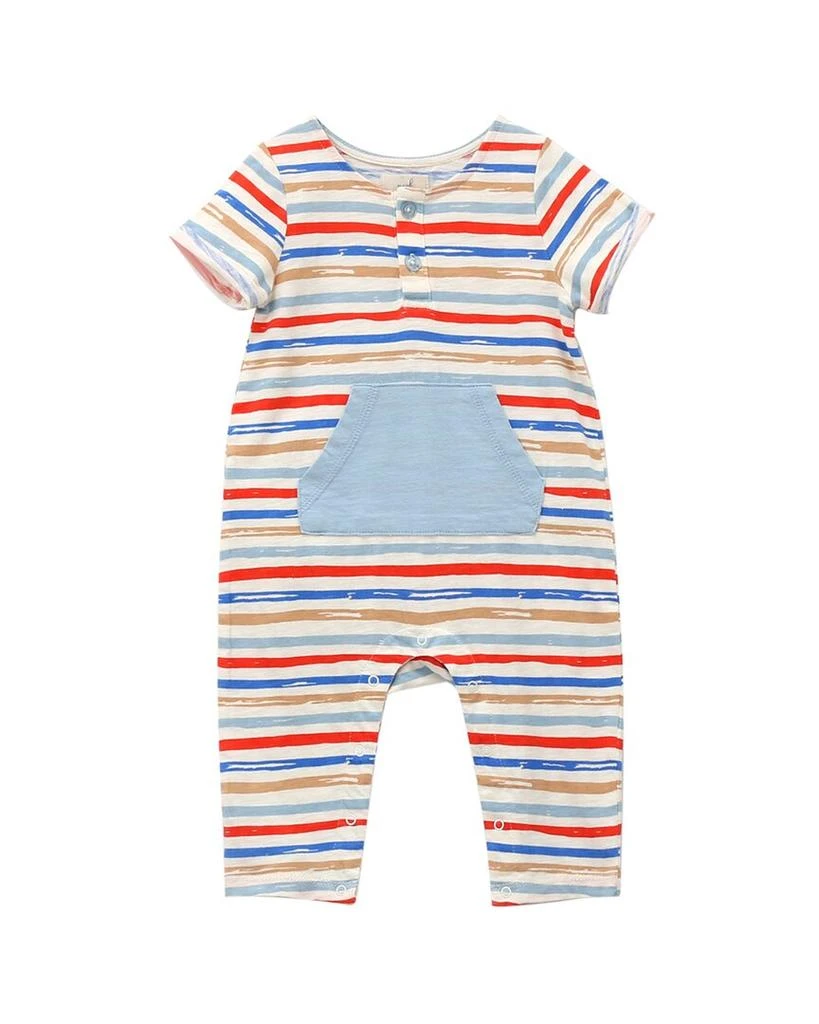 商品PEEK|Peek Stripe Front Pocket Coverall Jumpsuit,价格¥191,第1张图片