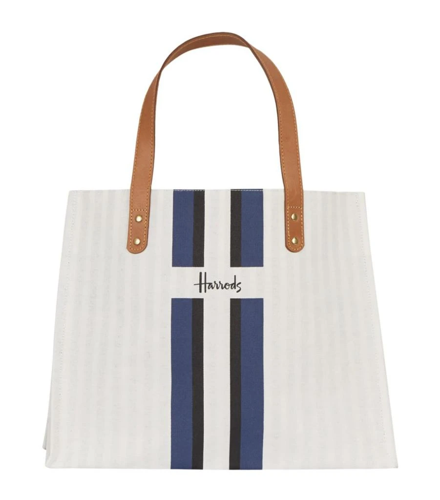 商品Harrods|Logo Stripe Shopper Bag,价格¥407,第1张图片