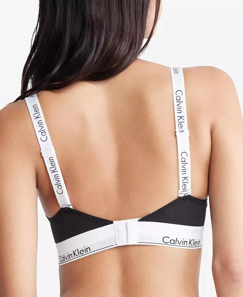 商品Calvin Klein|Women's Modern Lightly Lined Bralette QF7059,价格¥192,第2张图片详细描述