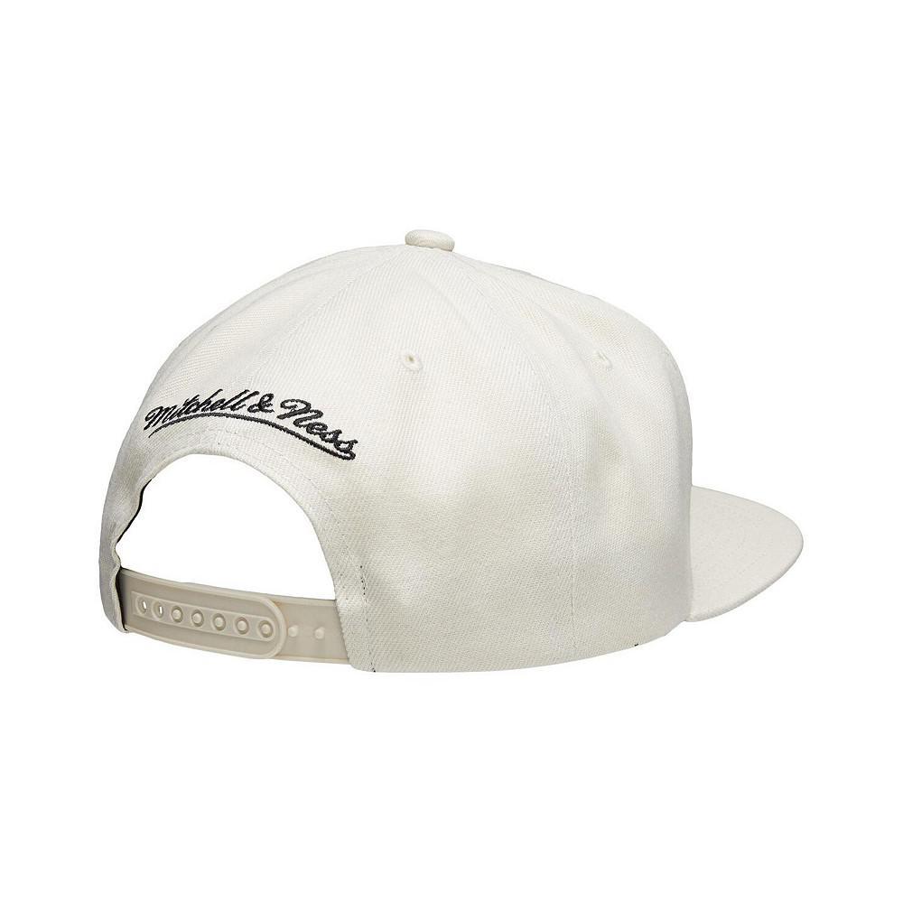 商品Mitchell and Ness|Men's Cream and Green Boston Celtics Snapback Adjustable Hat,价格¥264,第4张图片详细描述