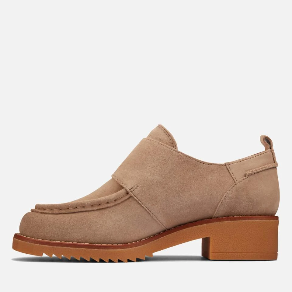 商品Clarks|CLARKS WOMEN'S EDEN SUEDE HEELED MONK SHOES - SAND,价格¥193,第2张图片详细描述