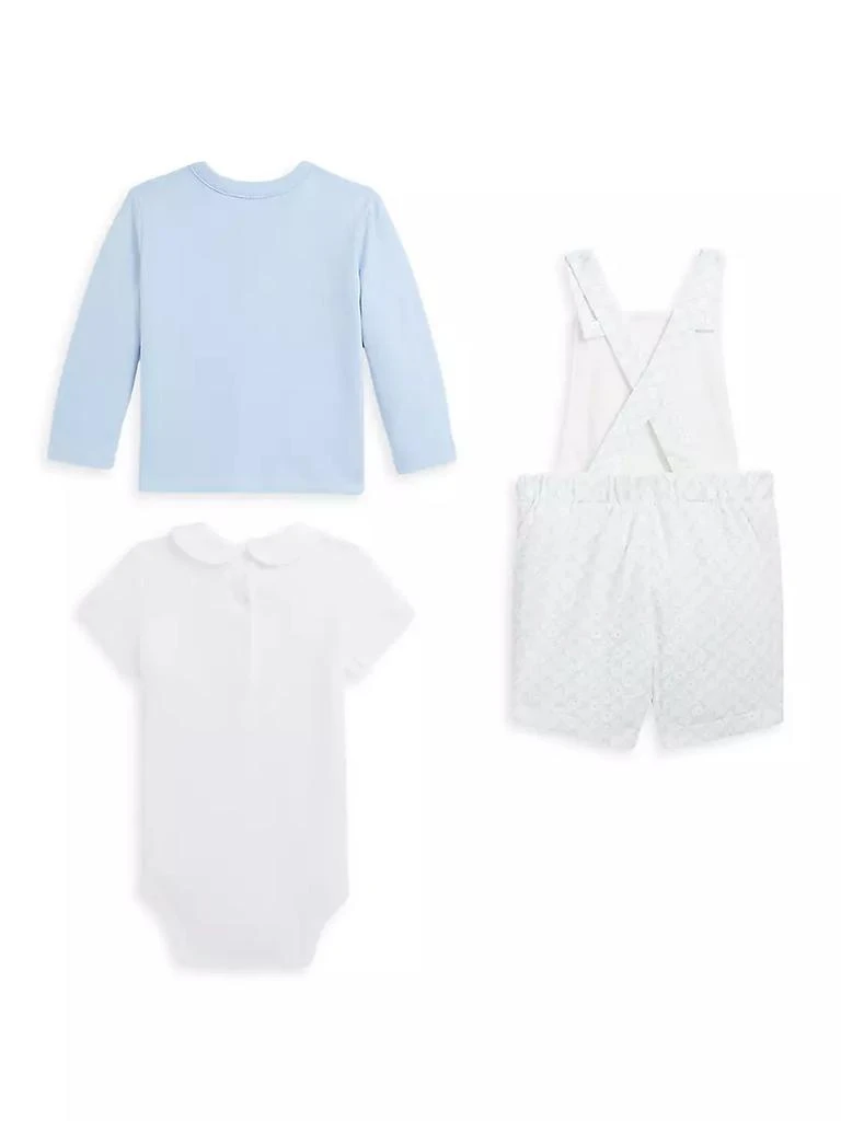 商品Ralph Lauren|Baby Boy's 3-Piece Golf Overalls, Bodysuit & Cardigan,价格¥932,第3张图片详细描述