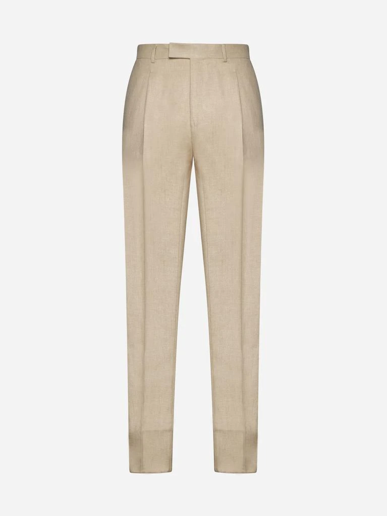 商品Zegna|Wool and linen trousers,价格¥4237,第1张图片