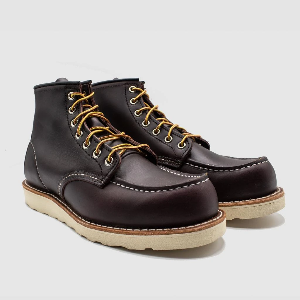 商品Red Wing|Red Wing 6 Moc Toe Boot - Black Cherry,价格¥1907,第1张图片